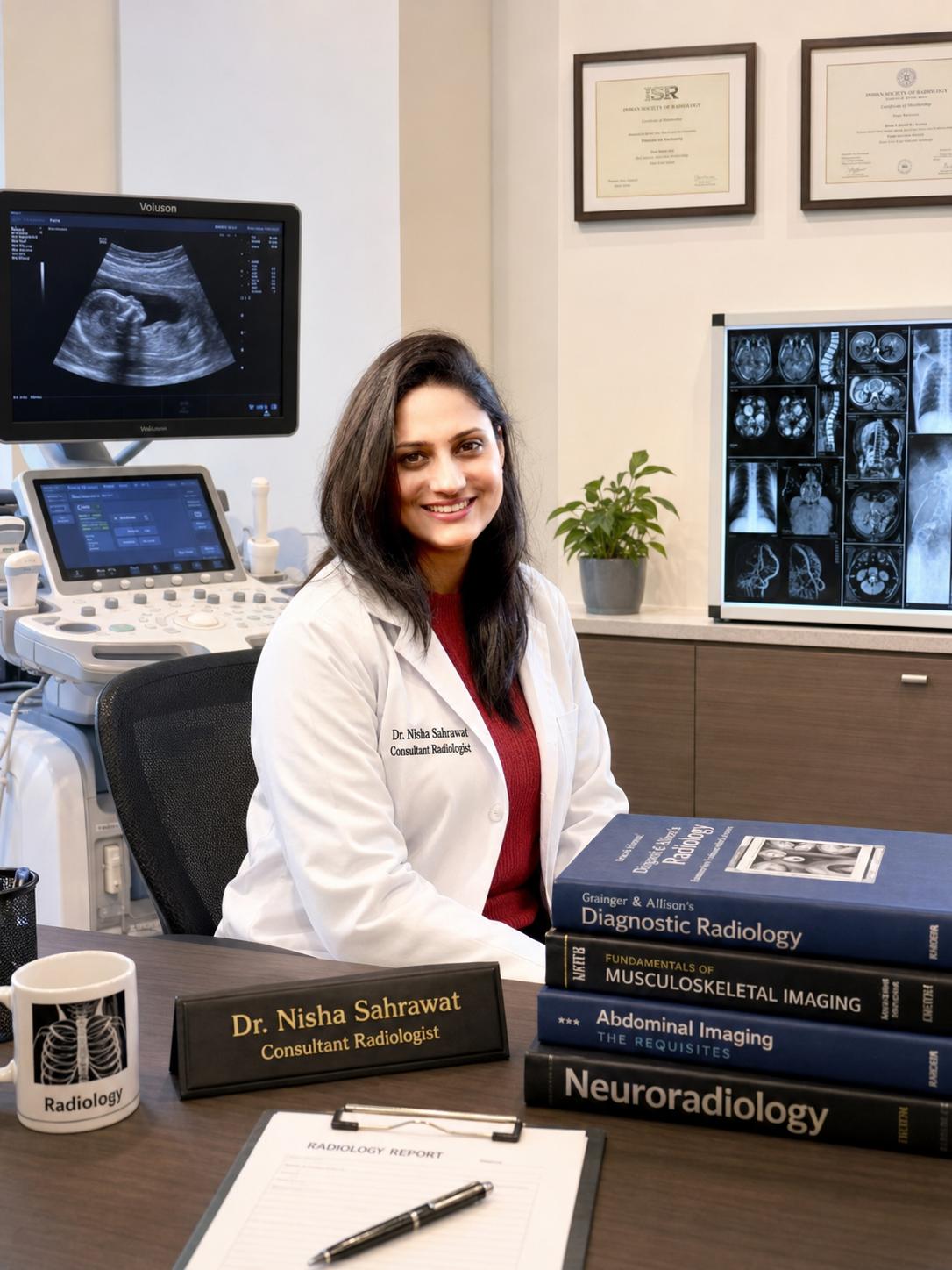 Dr. Nisha Sahrawat, Consultant Radiologist at SS Care Diagnostics