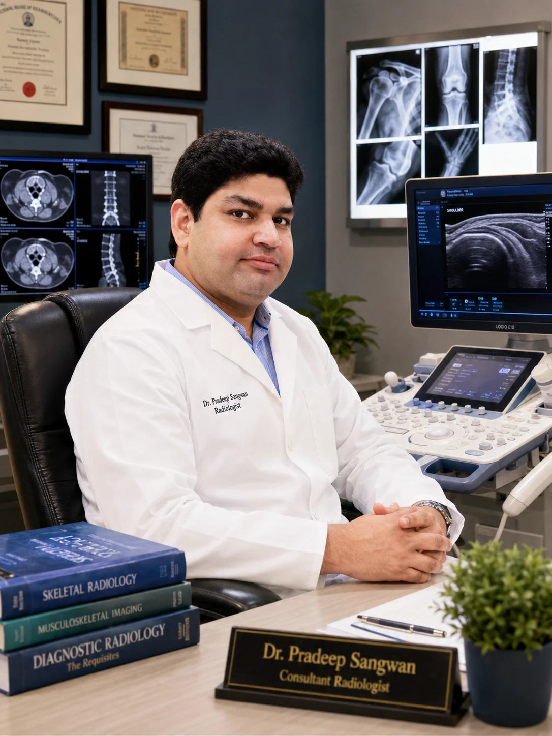 Dr. Pradeep Sangwan, Consultant Radiologist & MSK specialist at SS Care Diagnostics